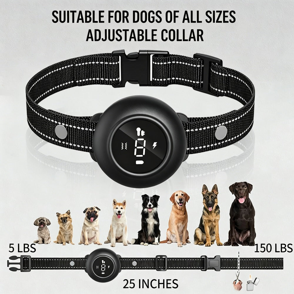 2-in-1 Dog Training Collar with Remote - 500m Range IP67 Waterproof Dog Bark Collar, 3 Modes Beep Vibration Static, Rechargeable Electric Dog Collar for Small Medium Large Dogs