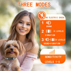 LED Display Smart Dog Collar - GPS Tracking & Activity Monitor for Pet Safety, Waterproof Adjustable Nylon Strap