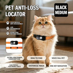 Pet GPS Tracker for Dogs & Cats, IP67 Waterproof Real-Time Location Tracking Collar with Voice Call & Geo-Fence, Rechargeable Smart Pet Locator with Historical Route