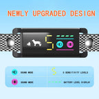 LED Display Smart Dog Collar - GPS Tracking & Activity Monitor for Pet Safety, Waterproof Adjustable Nylon Strap
