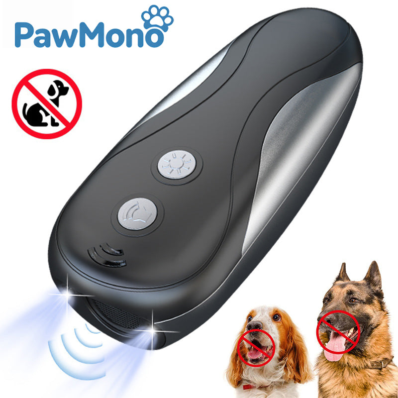 Ultrasonic Dog Repellent with LED Flashlight – Handheld Dog Deterrent for Safe Pet Control & Outdoor Protection