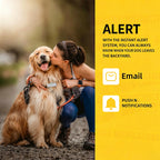 Pet GPS Tracker for Dogs & Cats - Real-Time Location, IPX7 Waterproof, Global Coverage Anti-Lost Device with Geofence & 365-Day Route History