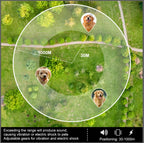 GPS Wireless Dog Fence Harness, No Subscription GPS Pet Containment System with Vibration & Tone, Waterproof Rechargeable GPS Fence for Dogs