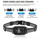 Rechargeable Automatic Dog Bark Collar, IP67 Waterproof Anti Barking Collar with 3 Training Modes for Small Medium Large Dogs