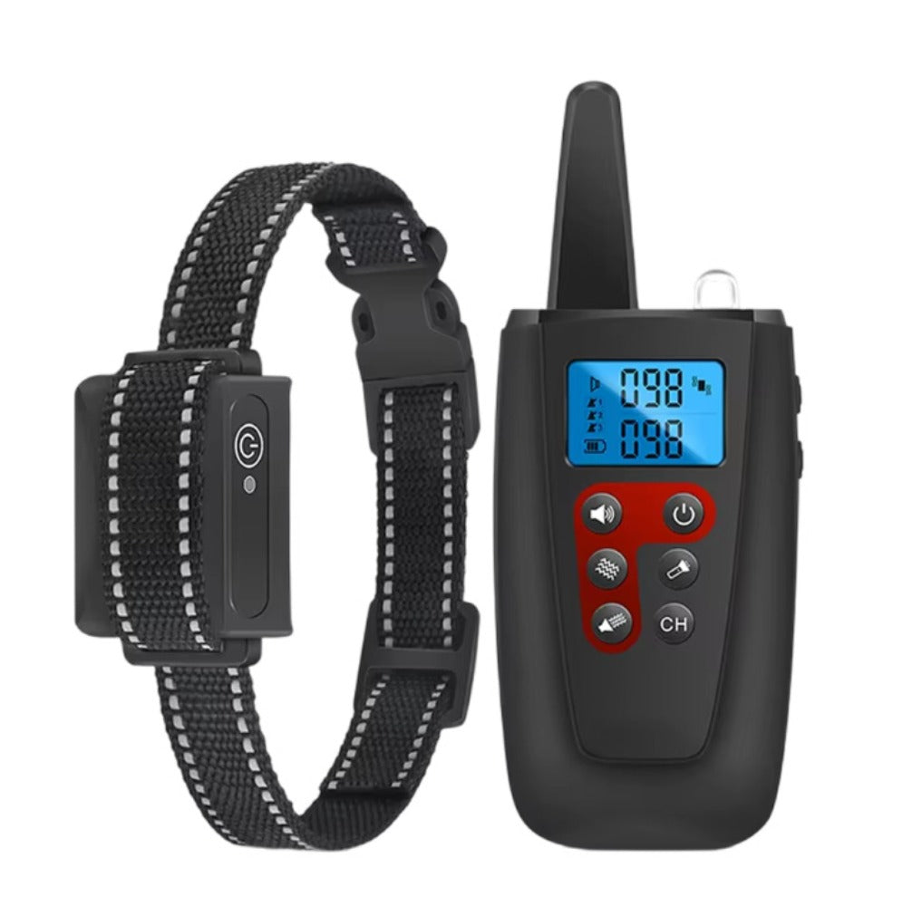 Rechargeable Dog Training Collar with Remote, 1000ft Range Shock Collar for Dogs, IPX7 Waterproof E-Collar with 3 Training Modes for Small Medium Large Dogs