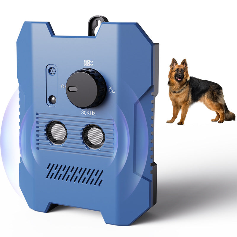 Automatic Ultrasonic Dog Barking Deterrent with 3 Adjustable Frequencies - Safe No Shock Bark Silencer