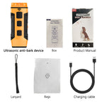 Ultrasonic Dog Training Device - Rechargeable Anti Barking Control for Dogs with LED Light | Safe & Effective Pet Behavior Corrector