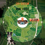 GPS Wireless Dog Fence System - Rechargeable Waterproof Pet Training Collar with GPS Tracking & Safe Boundary Control for All Dog Sizes