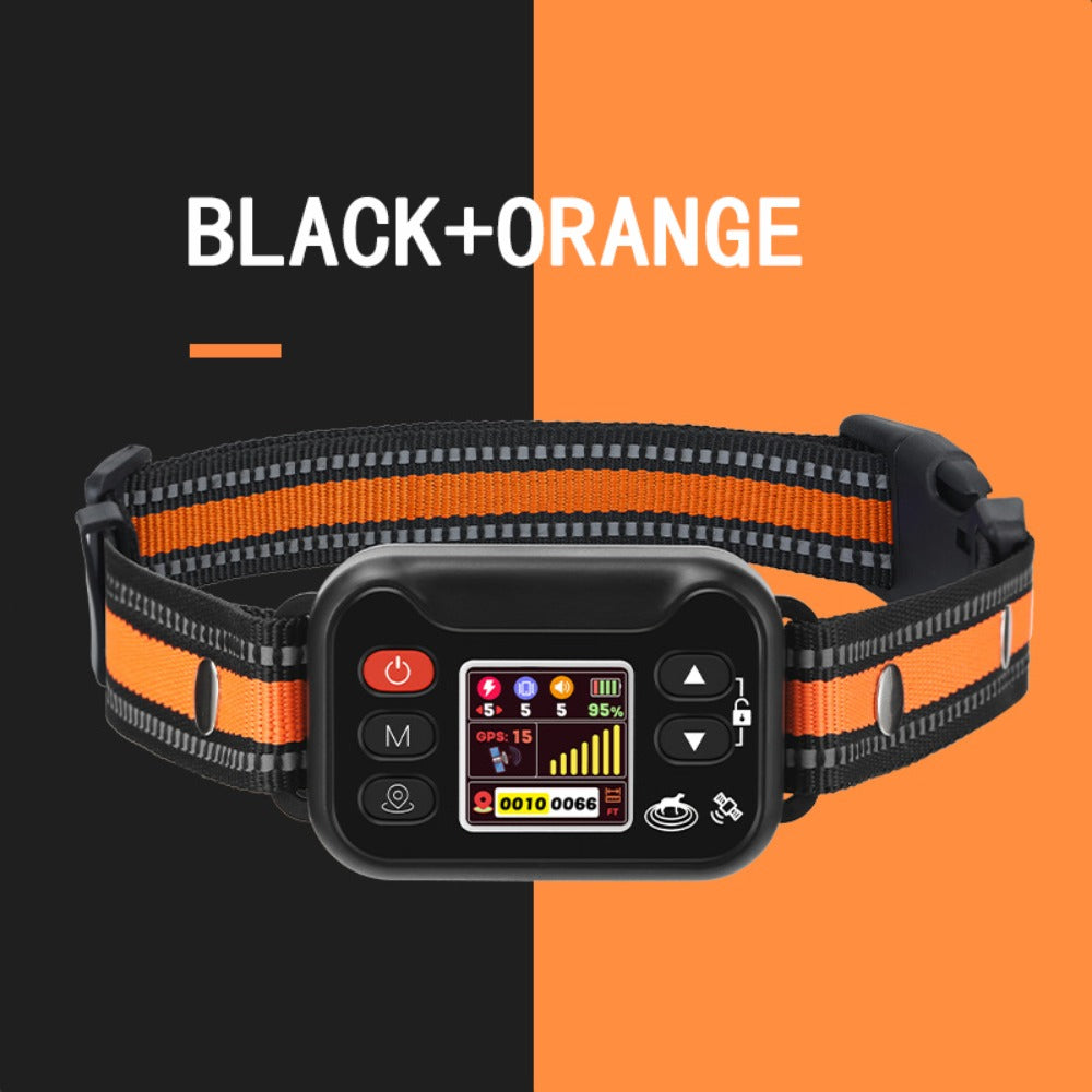 GPS Dog Training Collar with Remote – Waterproof, Rechargeable, Beep/Vibration/Shock Modes for All Breeds