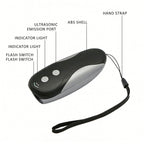 Ultrasonic Dog Repellent with LED Flashlight – Handheld Dog Deterrent for Safe Pet Control & Outdoor Protection