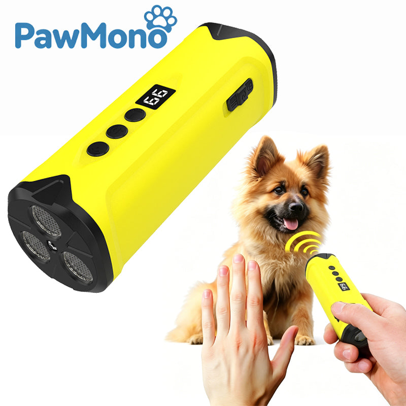 Ultrasonic Dog Chaser with Flashlight, 25000Hz Portable Dog Repellent for Aggressive Dogs, Rechargeable Handheld Dog Trainer Stop Barking, Multi-Function Pest Repeller for Outdoor Hiking, Camping