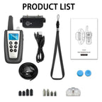 Rechargeable Dog Training Collar with Remote, 1000ft Range Shock Collar for Dogs, IPX7 Waterproof E-Collar with 3 Training Modes for Small Medium Large Dogs