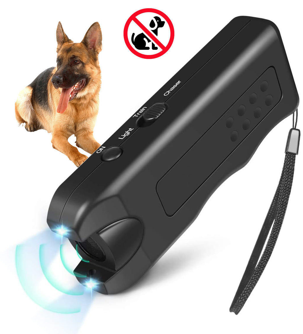 Ultrasonic Dog Training Device - Rechargeable Anti Barking Control for Dogs with LED Light | Safe & Effective Pet Behavior Corrector