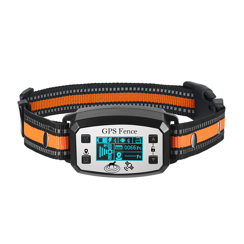 GPS Wireless Dog Fence System - Rechargeable Waterproof Pet Training Collar with GPS Tracking & Safe Boundary Control for All Dog Sizes