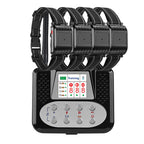 Wireless 4-Dog Training Collar System with Remote - Waterproof Rechargeable Pet Trainer with LCD Display & GPS Tracking