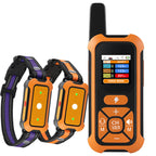 3 Dog GPS Fence & Training Collar with Color Screen, 330FT Range, IP67 Waterproof, Rechargeable Dog Trainer with Beep/Vibration/Shock Modes for All Dog Sizes