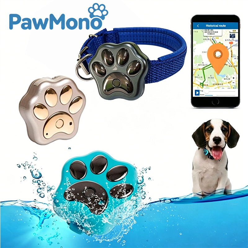 Dog GPS Tracker Collar, Real-Time Location Pet Locator with 5-Mode Positioning, IP66 Waterproof Anti-Lost Pet Tracker for Dogs Cats