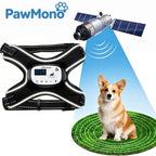 GPS Wireless Dog Fence Harness, No Subscription GPS Pet Containment System with Vibration & Tone, Waterproof Rechargeable GPS Fence for Dogs