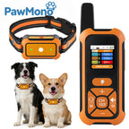 3 Dog GPS Fence & Training Collar with Color Screen, 330FT Range, IP67 Waterproof, Rechargeable Dog Trainer with Beep/Vibration/Shock Modes for All Dog Sizes