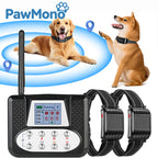 Wireless 4-Dog Training Collar System with Remote - Waterproof Rechargeable Pet Trainer with LCD Display & GPS Tracking