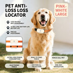 Pet GPS Tracker for Dogs & Cats, IP67 Waterproof Real-Time Location Tracking Collar with Voice Call & Geo-Fence, Rechargeable Smart Pet Locator with Historical Route