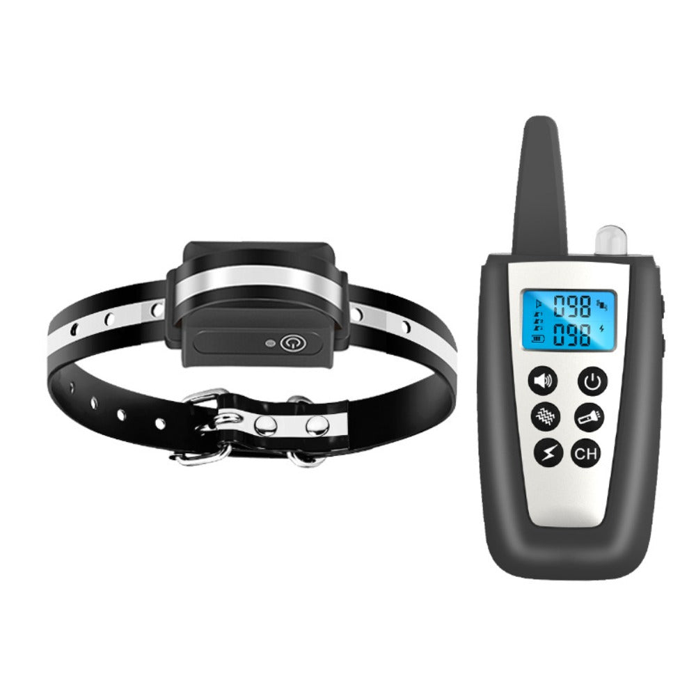Rechargeable Dog Training Collar with Remote, 1000ft Range Shock Collar for Dogs, IPX7 Waterproof E-Collar with 3 Training Modes for Small Medium Large Dogs