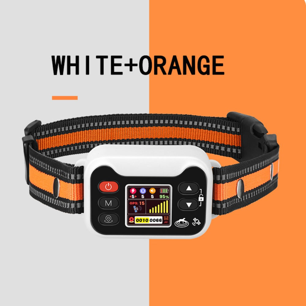 GPS Dog Training Collar with Remote – Waterproof, Rechargeable, Beep/Vibration/Shock Modes for All Breeds