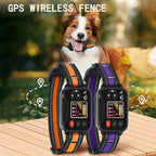 GPS Dog Training Collar with Remote – Waterproof, Rechargeable, Beep/Vibration/Shock Modes for All Breeds