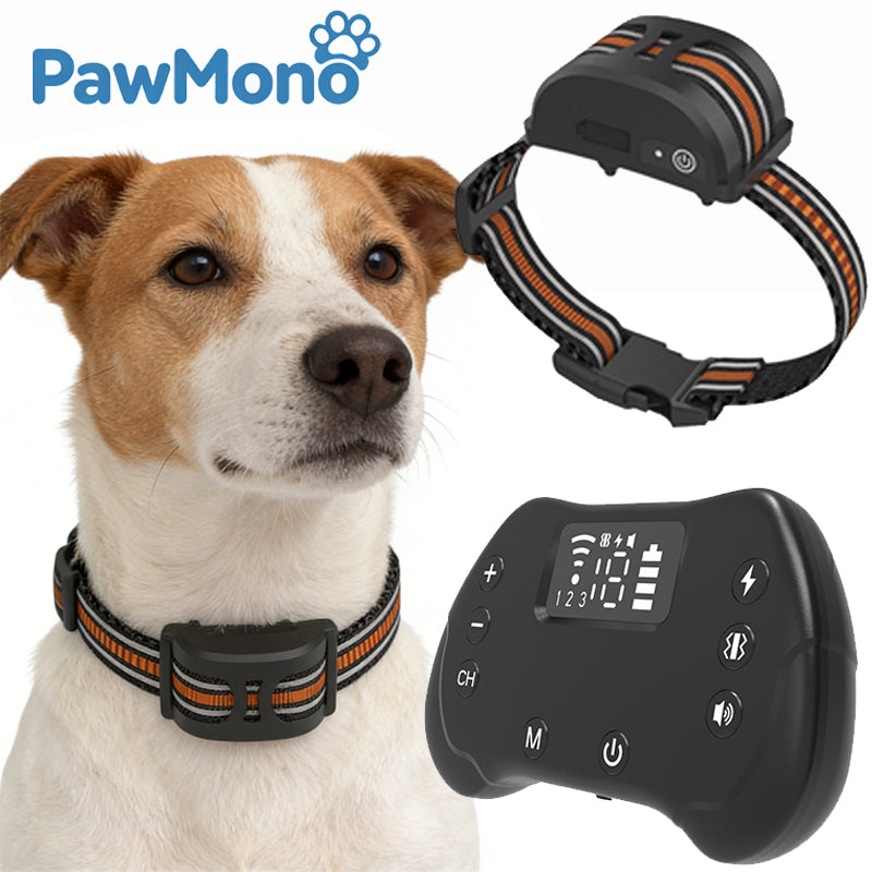 2-in-1 Wireless Dog Fence & Training Collar with Remote - 1600FT Range, IPX7 Waterproof, 3 Training Modes for Small Medium Large Dogs