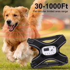 GPS Wireless Dog Fence Harness, No Subscription GPS Pet Containment System with Vibration & Tone, Waterproof Rechargeable GPS Fence for Dogs