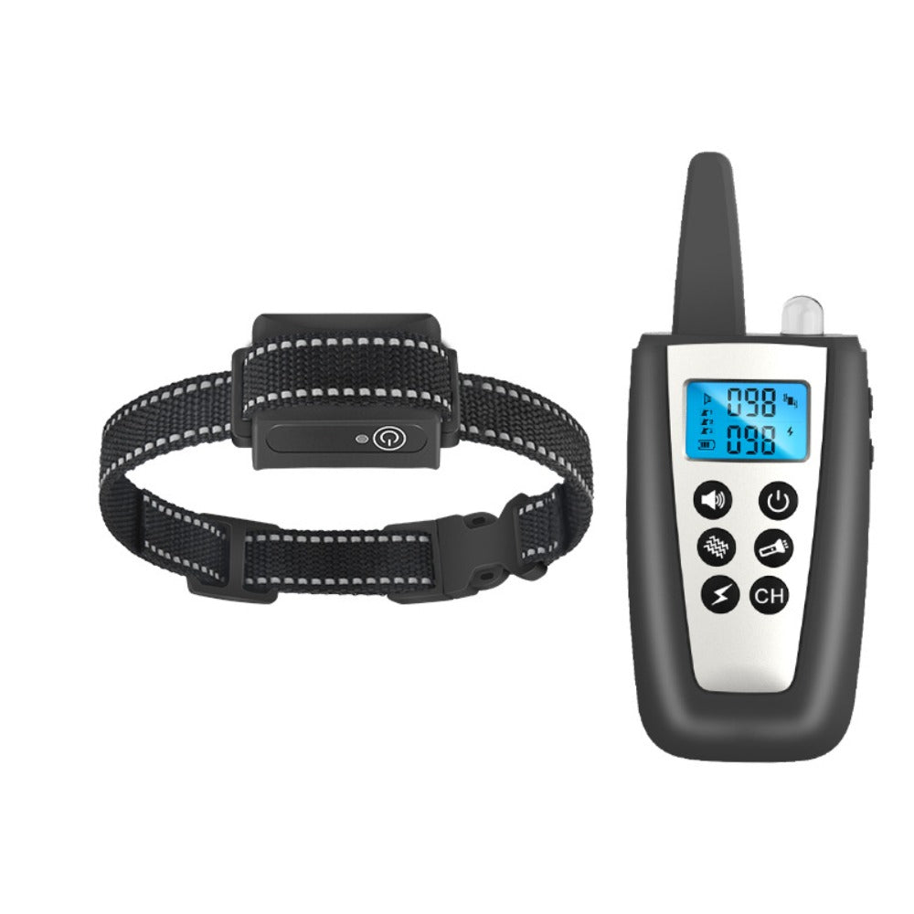 Rechargeable Dog Training Collar with Remote, 1000ft Range Shock Collar for Dogs, IPX7 Waterproof E-Collar with 3 Training Modes for Small Medium Large Dogs